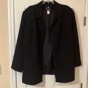 24W black Blazer by Maggie Barnes
